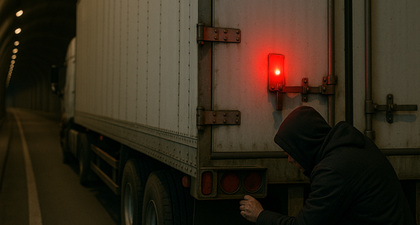 RFID electronic seal tampering detection and event recording during cargo transportation